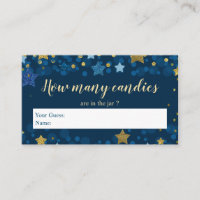 Au-Dessus Du Baby shower Lune Combien De Candies E