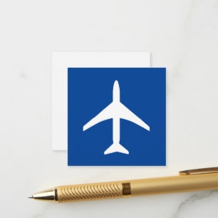 Carte D'accompagnement Avion Avion Avion Pilote Volant