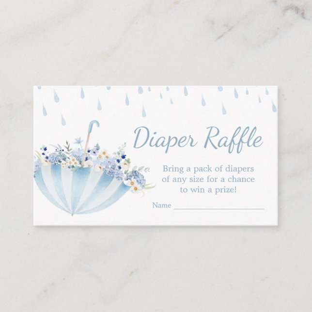 Carte D'accompagnement Avril Douche Apporter Mai Fleurs Déchets Raffle (Devant)