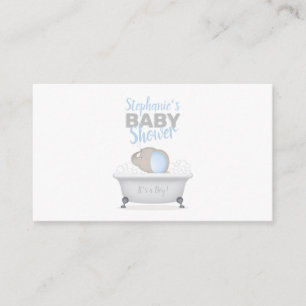 Carte D'accompagnement Baby Elephant Bain Livre de Bain pour bébé
