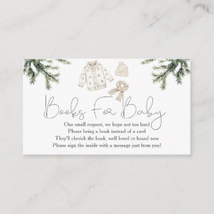 Carte D'accompagnement Baby It's Cold Outside Baby showers Livres For Bab