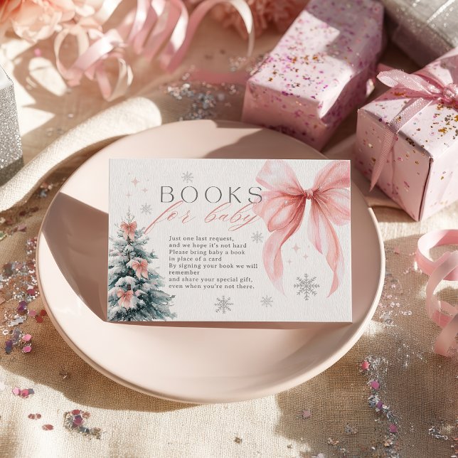 Carte D'accompagnement Baby it's cold outside Winter Books Baby Shower (Baby it's cold outside Winter Books Baby Shower Enclosure Card)
