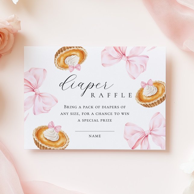 Carte D'accompagnement Baby shower à tarte à croûte (Créateur téléchargé)