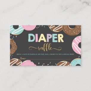 Carte D'accompagnement Baby shower beignet  beignet Déchet de la fille Ra