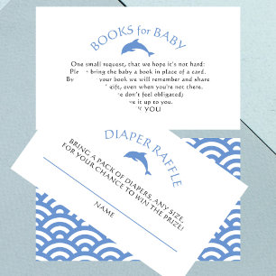 Carte D'accompagnement Baby Shower Bohème Marin Couche Bébé à Franges