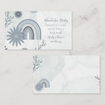 Baby shower Boho bleu demande de réservation pour 