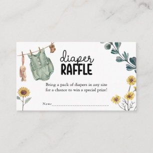 Carte D'accompagnement Baby shower Boho neutre selon le sexe Refus de cou