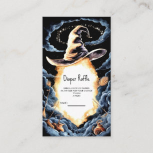 Carte D'accompagnement Baby shower Casquette Little Wizard