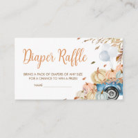 Baby shower Citrouille Blue Truck