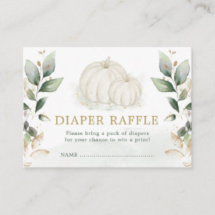 Carte D'accompagnement Baby shower Citrouille de verdure douce Déchets Ra