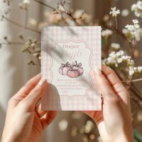 Baby shower Citrouille rose béquille béquille