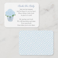 Baby shower Classique Blue Hydrangeas Apportez Un 