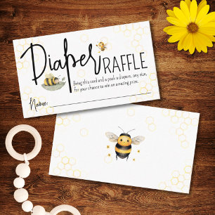 Carte D'accompagnement Baby shower d'abeilles garçon ou fille Sweet Diape
