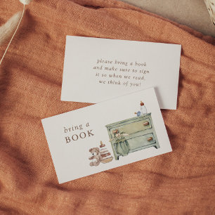Carte D'accompagnement Baby shower d'allaitement Neutral Boho Apportez un