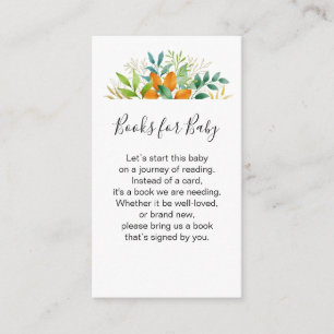 Carte D'accompagnement Baby shower d'aquarelle Fall Greenery Demande de r