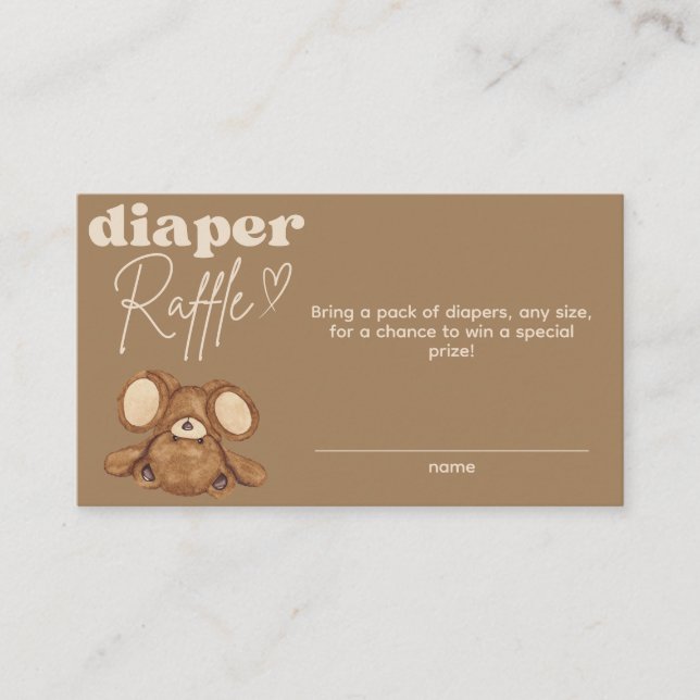 Carte D'accompagnement Baby shower d'attente rapide moderne Raffin de cou (Devant)