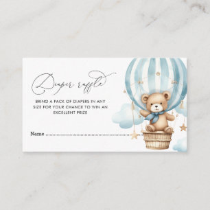 Carte D'accompagnement Baby shower d'attente rapide tombole