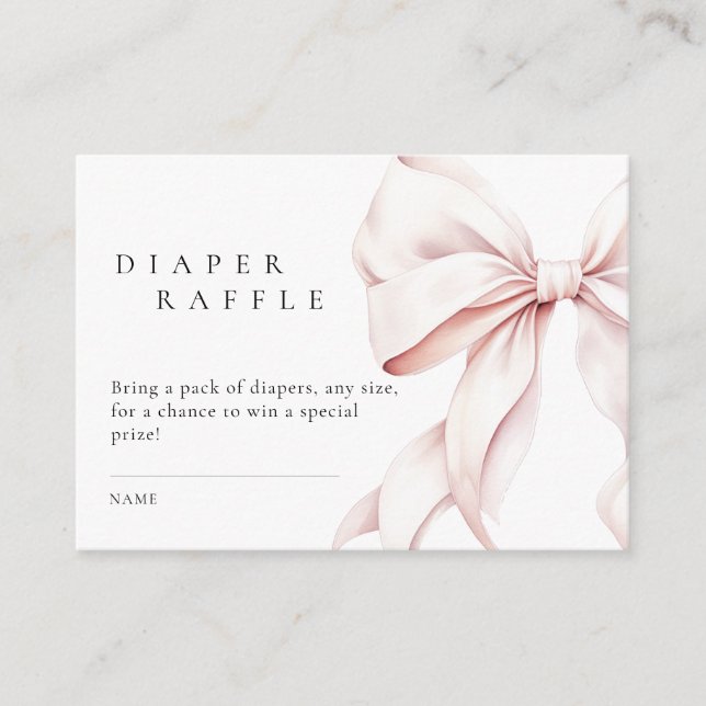 Carte D'accompagnement Baby shower de béquille rose Raffin (Devant)