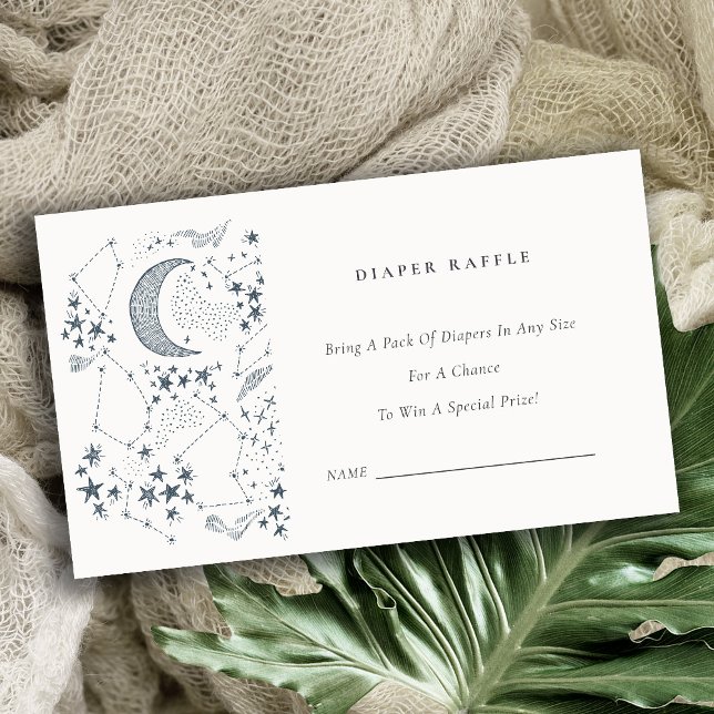 Carte D'accompagnement Baby shower de carafe céleste de nuit étoilée (Créateur téléchargé)