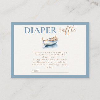 Carte D'accompagnement Baby shower de carafe de l'ours en peluche Nautiqu