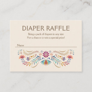 Carte D'accompagnement Baby shower de carafe Fiesta Boho