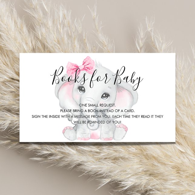 Carte D'accompagnement Baby shower de demande de carnet de  pour fille d' (Créateur téléchargé)