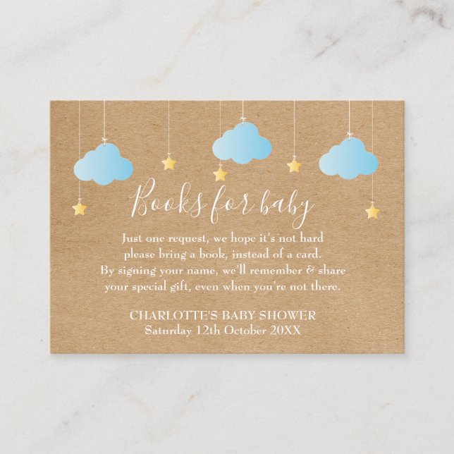 Carte D'accompagnement Baby shower de demande de réservation Twinkle Twin (Devant)