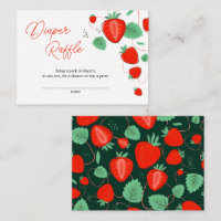 Baby shower de fraise sucrée Raffin de couche