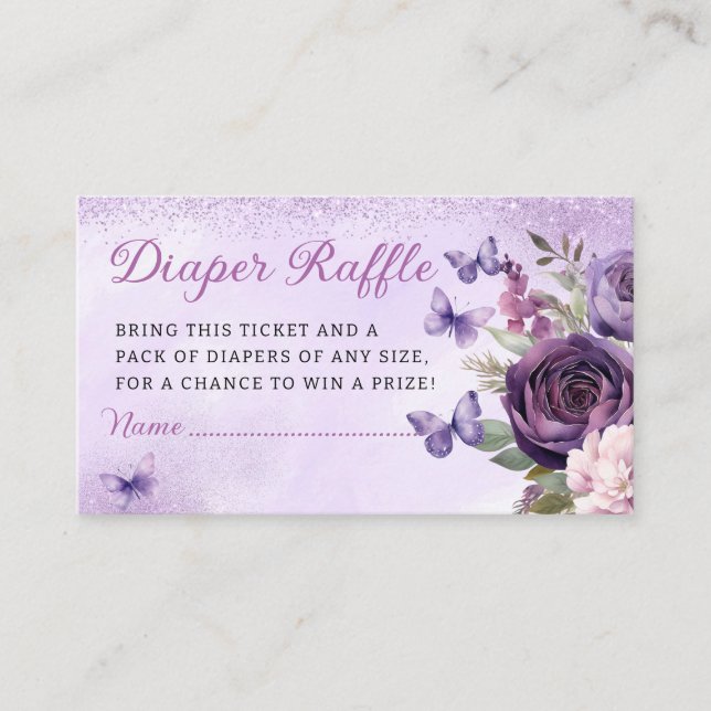 Carte D'accompagnement Baby shower de jauge floral moderne (Devant)