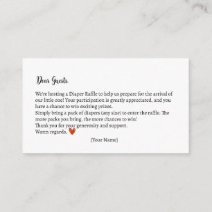 Carte D'accompagnement Baby shower de l'ours en peluche de l'automne