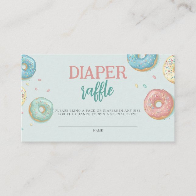 Carte D'accompagnement Baby shower de pâte à tartiner (Devant)