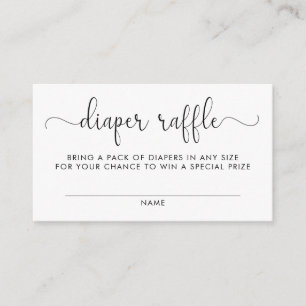Carte D'accompagnement Baby shower de rabat de couches