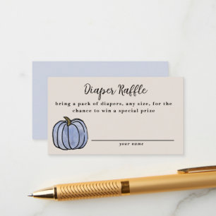 Carte D'accompagnement Baby shower de récolte d'automne Raffin de couches