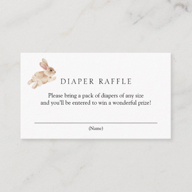 Carte D'accompagnement Baby shower de rousseur de lapin lapin lapin (Devant)