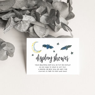 Carte D'accompagnement Baby shower d'Halloween douche