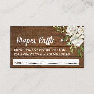 Carte D'accompagnement Baby shower floral gris chic Repas de 