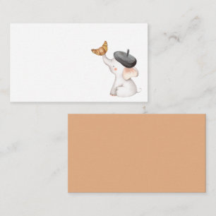 Carte D'accompagnement Baby shower français neutre pour les hommes et les