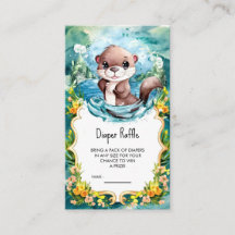 Baby shower Pastel Otter
