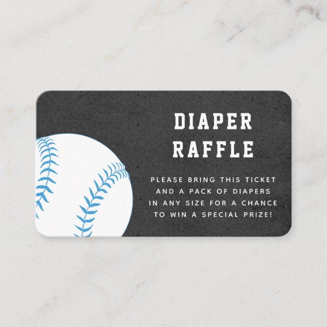 Carte D'accompagnement Baby shower Raffin de baseball Ball Sport (Devant)