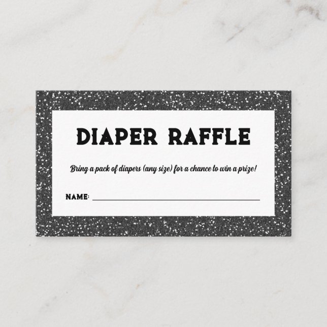 Carte D'accompagnement Baby shower rock rock diaper (Devant)