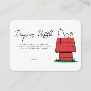 Carte D'accompagnement Baby shower Snoopy Peanuts   Fromage de couches