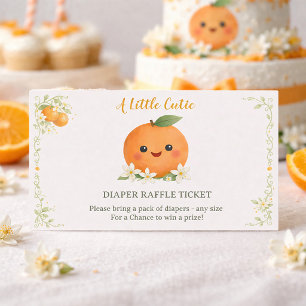Carte D'accompagnement Baby Shower Un petit ticket de tombola de couche
