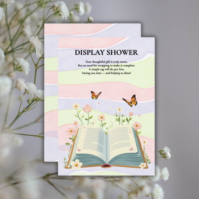 Carte D'accompagnement Baby shower Whimsical Storybook (Créateur téléchargé)