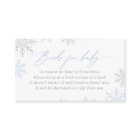 Baby showers de Snowflakes pour bébé