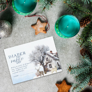 Carte D'accompagnement Baby Son Froid Hiver Aventure Montagne
