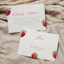 Baie amoureuse Présentation fraise Étiquette de do