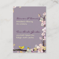 Baiser les oiseaux Réception de mariage