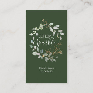 Carte D'accompagnement Balise mariage Sparkler, Sparkler Envoyer des étiq