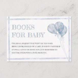 Carte D'accompagnement Ballets Bleus Modernes Oh Livres Pour Bébé