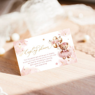 Carte D'accompagnement Ballons à oreilles en peluche mignonette Affichage